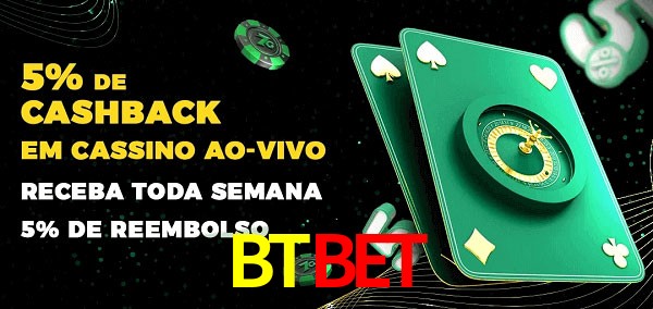 Promoções do cassino ao Vivo BTBET